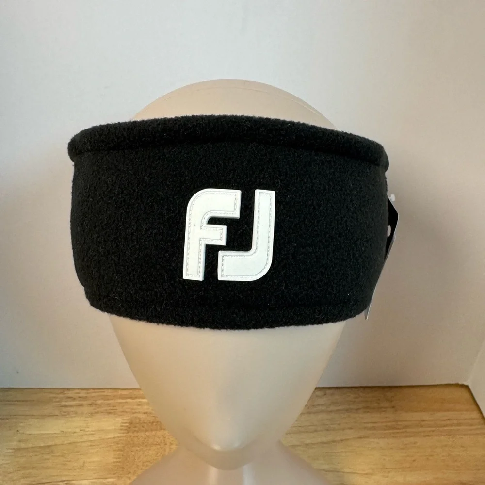 FootJoy Fleece Winter Headband Black OSFM